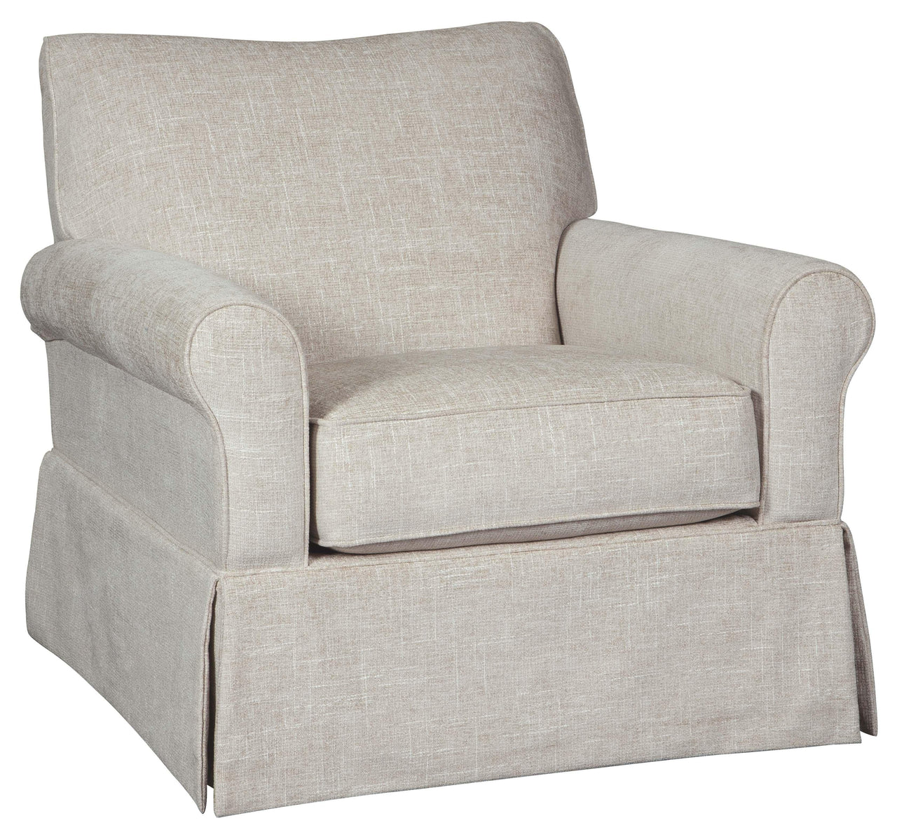 Searcy - Quartz - Swivel Glider Accent Chair Tony's Home Furnishings Furniture. Beds. Dressers. Sofas.
