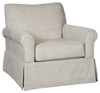 Thumbnail for Searcy - Quartz - Swivel Glider Accent Chair Tony's Home Furnishings Furniture. Beds. Dressers. Sofas.