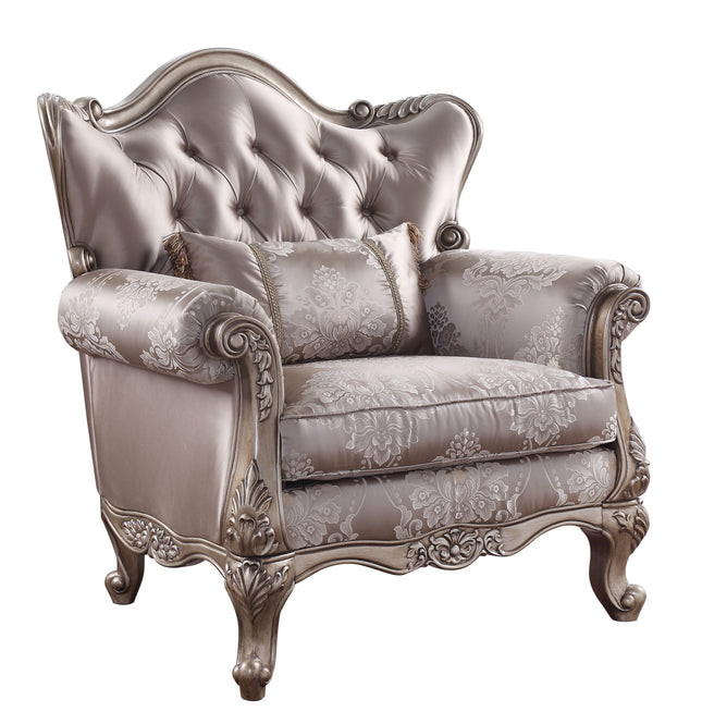 Jayceon - Chair - Fabric & Champagne - Tony's Home Furnishings