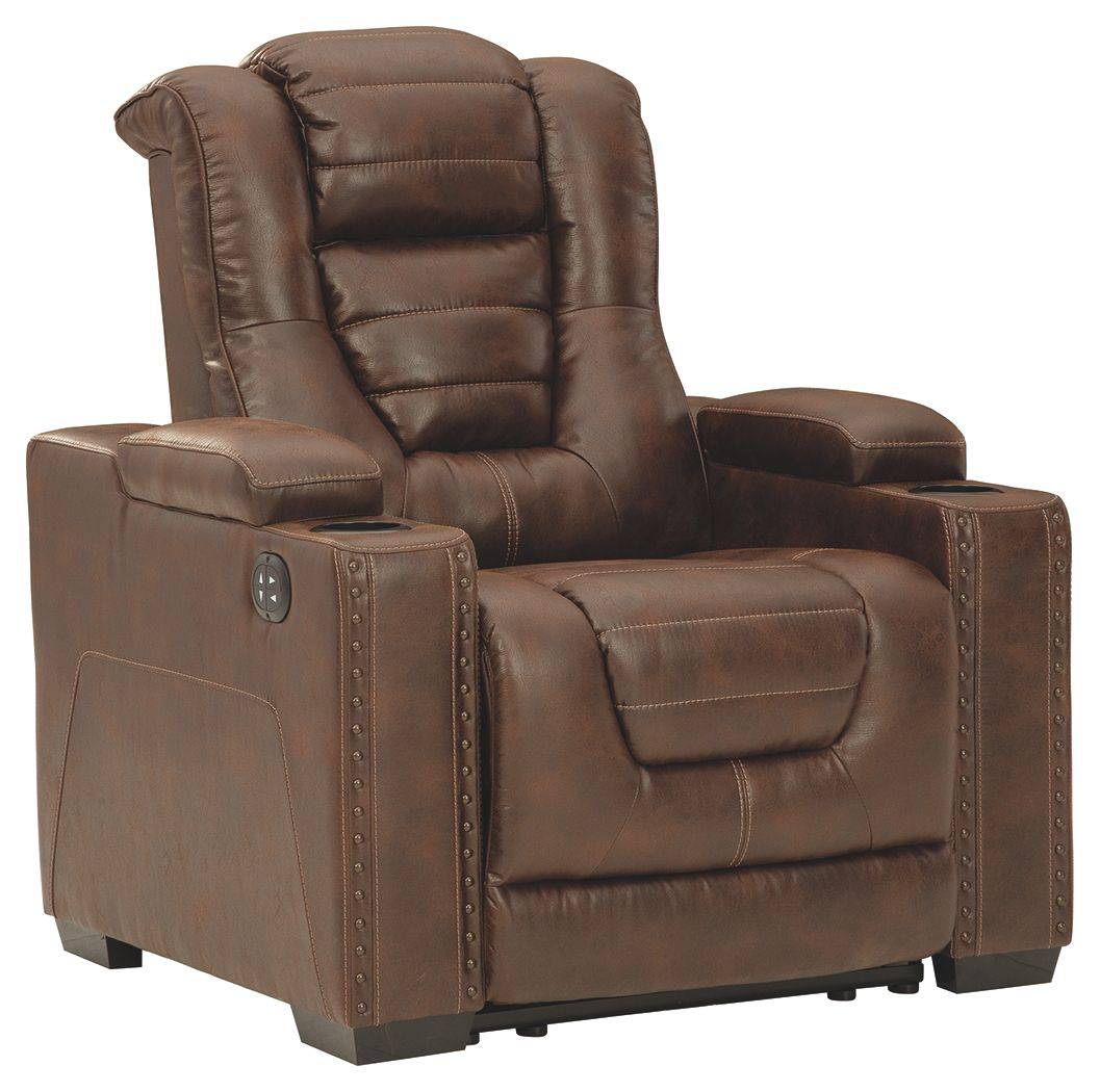 Owner's - Thyme - Pwr Recliner/Adj Headrest Tony's Home Furnishings Furniture. Beds. Dressers. Sofas.