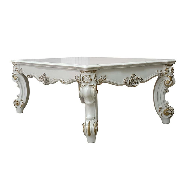 Vendom II - Coffee Table - Antique Pearl Finish - Tony's Home Furnishings