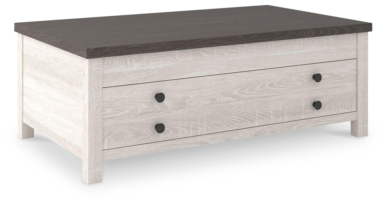 Dorrinson - White / Black / Gray - Lift Top Cocktail Table Tony's Home Furnishings Furniture. Beds. Dressers. Sofas.