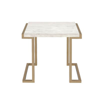 Boice II - End Table - Faux Marble & Champagne - Tony's Home Furnishings