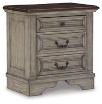Thumbnail for Lodenbay - Antique Gray - Three Drawer Night Stand Tony's Home Furnishings Furniture. Beds. Dressers. Sofas.