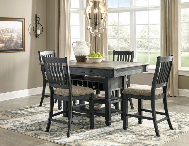 Tyler Creek - Counter Height Table Set - Tony's Home Furnishings