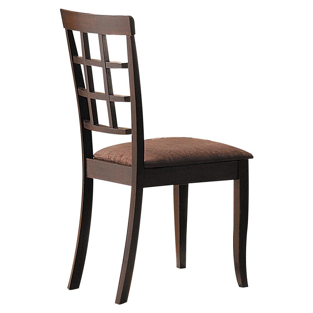 Cardiff - Side Chair (Set of 2) - Dark Brown - 18" - Tony's Home Furnishings