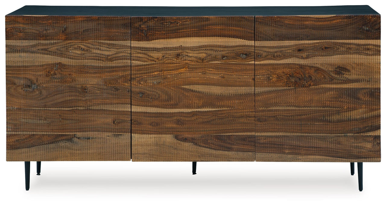 Darrey - Natural / Brown - Accent Cabinet - Tony's Home Furnishings