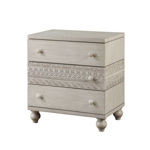 Roselyne - Nightstand - Antique White Finish - Tony's Home Furnishings