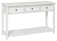 Thumbnail for Kanwyn - Whitewash - Sofa Table Tony's Home Furnishings Furniture. Beds. Dressers. Sofas.