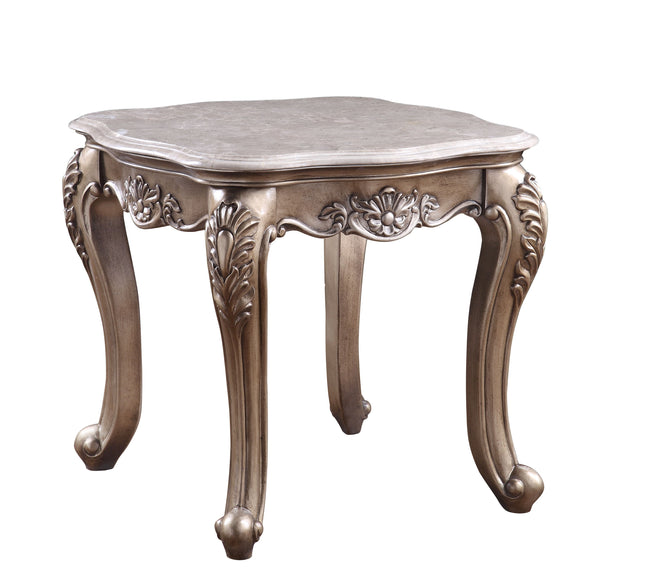 Jayceon - End Table - Marble & Champagne - Tony's Home Furnishings