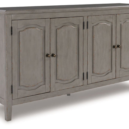 Charina - Antique Gray - Accent Cabinet Signature Design by Ashley® 