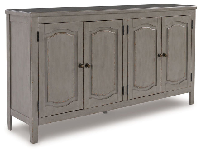 Charina - Antique Gray - Accent Cabinet Signature Design by Ashley® 