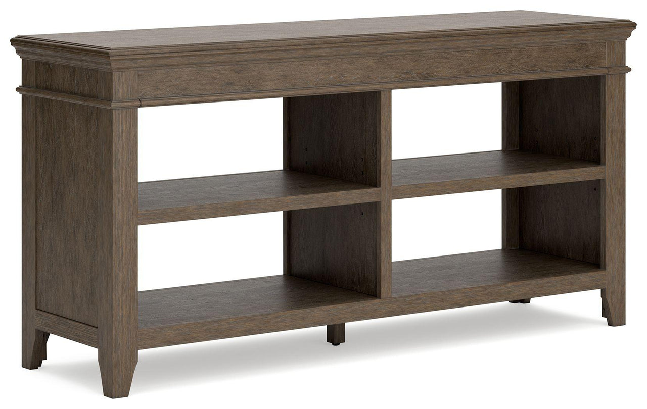 Janismore - Weathered Gray - Credenza Tony's Home Furnishings Furniture. Beds. Dressers. Sofas.