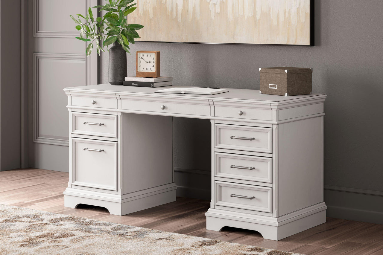 Kanwyn - Whitewash - Credenza With Eight Drawers Tony's Home Furnishings Furniture. Beds. Dressers. Sofas.