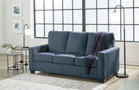 Thumbnail for Rannis - Navy - Full Sofa Sleeper Tony's Home Furnishings Furniture. Beds. Dressers. Sofas.