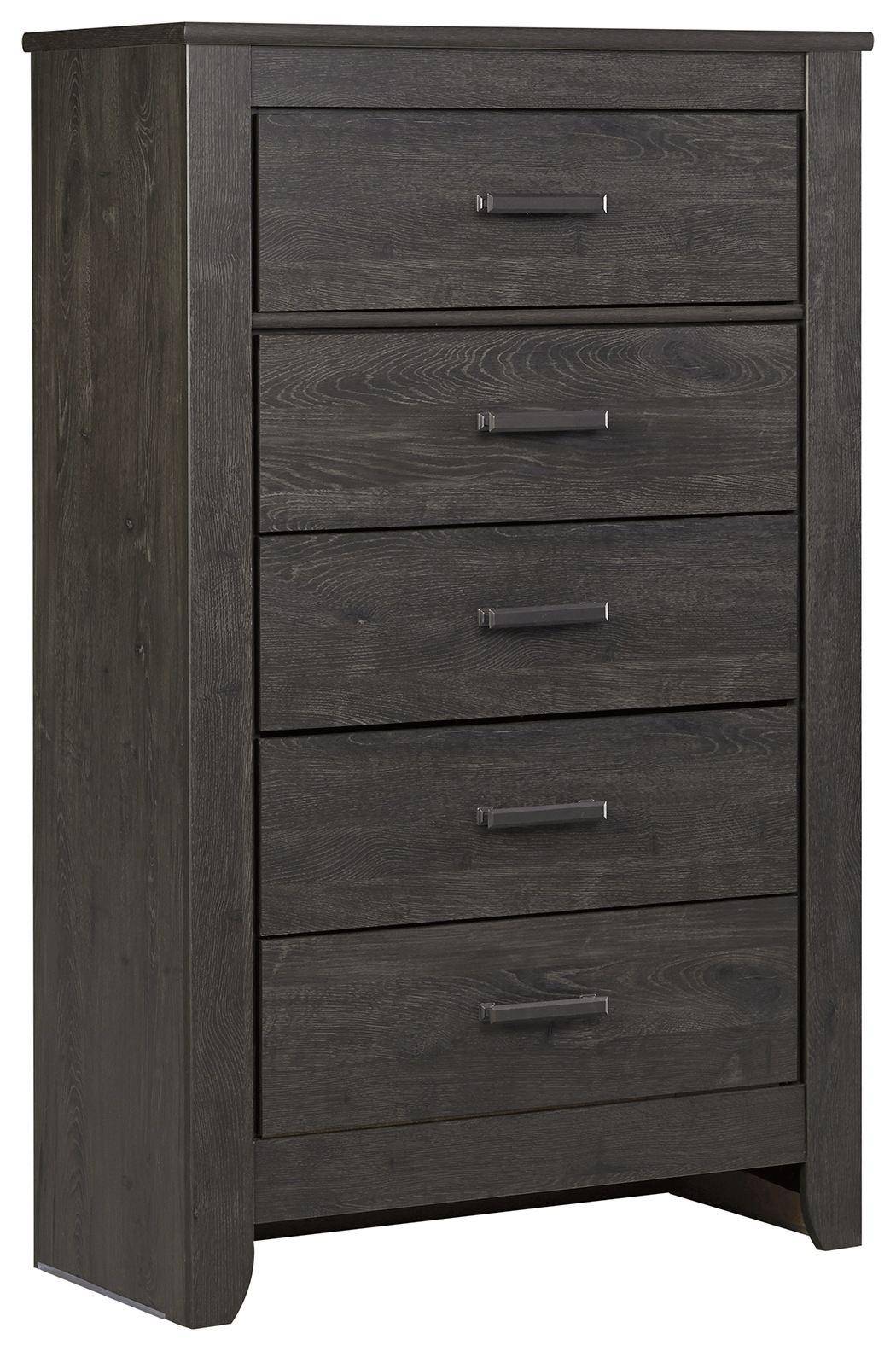 Brinxton - Charcoal - Five Drawer Chest Tony's Home Furnishings Furniture. Beds. Dressers. Sofas.