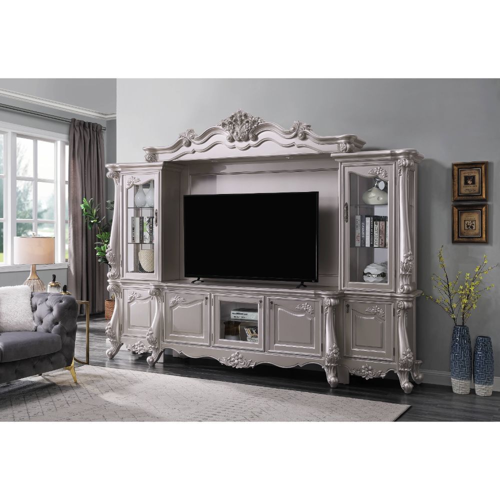 Bently - Entertainment Center - Champagne Finish - Tony's Home Furnishings