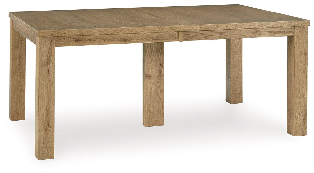 Galliden - Light Brown - Rectangular Dining Room Extension Table - Tony's Home Furnishings