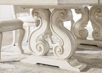 Thumbnail for Arlendyne - Antique White - Dining Extension Table Tony's Home Furnishings Furniture. Beds. Dressers. Sofas.
