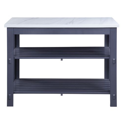 Enapay - Kitchen Island - Black - Tony's Home Furnishings