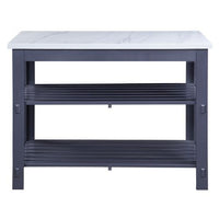 Enapay - Kitchen Island - Black - Tony's Home Furnishings