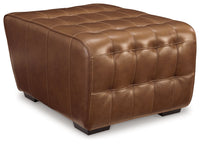 Thumbnail for Temmpton - Chocolate - Oversized Accent Ottoman - Tony's Home Furnishings