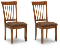Thumbnail for Berringer - Rustic Brown - Dining Uph Side Chair (Set of 2) Tony's Home Furnishings Furniture. Beds. Dressers. Sofas.