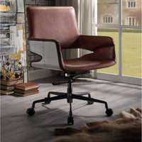 Thumbnail for Kamau - Executive Office Chair - Vintage Cocoa Top Grain Leather - Tony's Home Furnishings