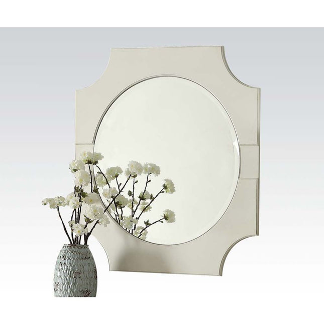 Florissa - Mirror - Antique White - Tony's Home Furnishings