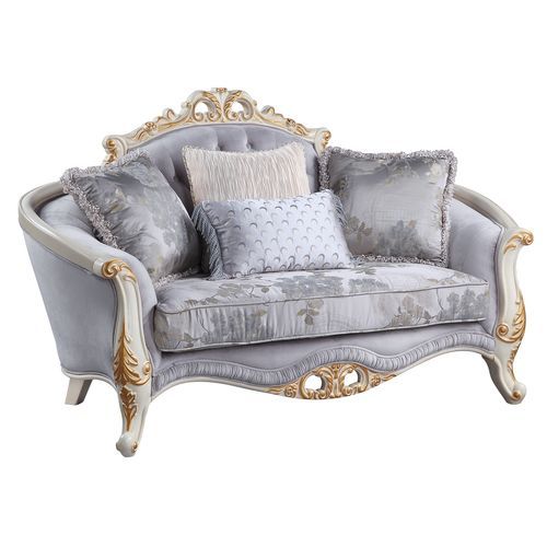 Galelvith - Loveseat - Gray Fabric - Tony's Home Furnishings