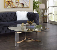 Sosi - Coffee Table - Gold Finish - Tony's Home Furnishings