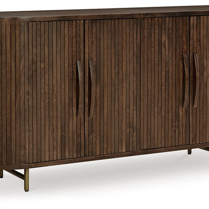 Amickly - Dark Brown - Accent Cabinet - Tony's Home Furnishings