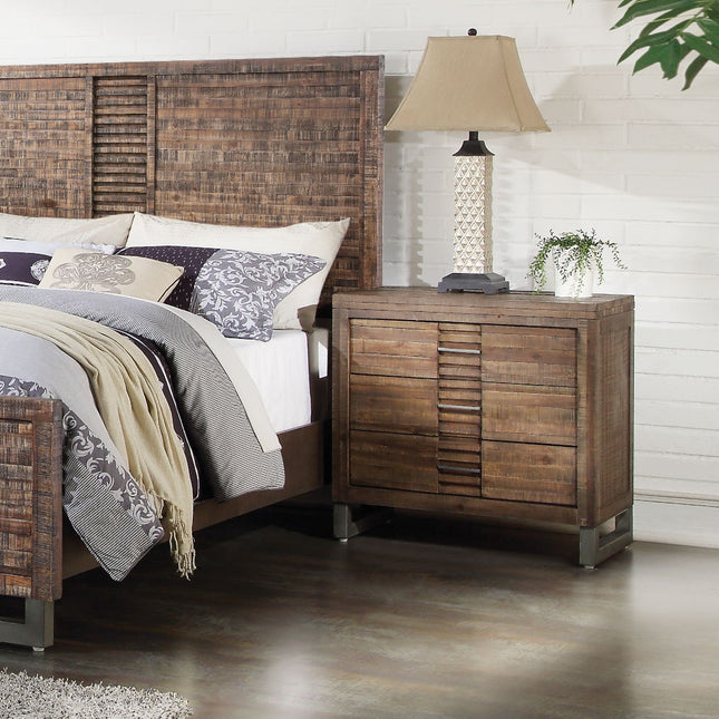 Andria - Nightstand - Reclaimed Oak - Tony's Home Furnishings