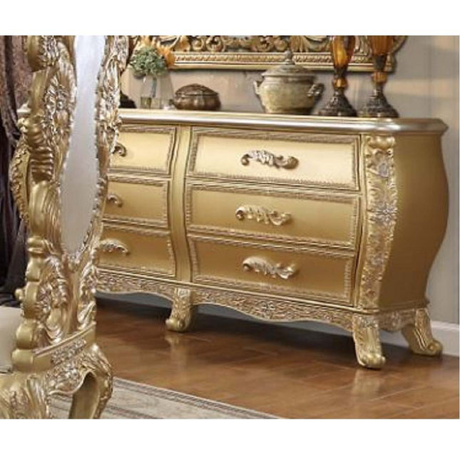 Cabriole - Server - Gold Finish - Tony's Home Furnishings