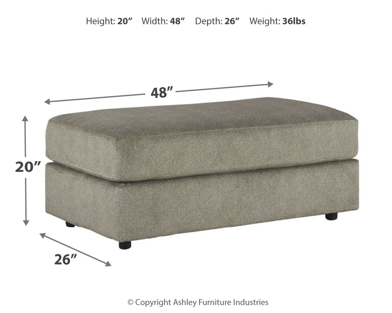 Soletren - Accent Ottoman - Tony's Home Furnishings