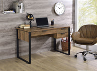 Thumbnail for Aflo - Writing Desk - Weathered Oak & Black Finish - Tony's Home Furnishings