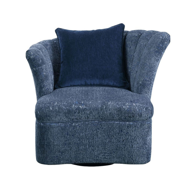 Kaffir - Chair - Blue Fabric - Tony's Home Furnishings