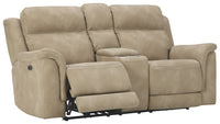 Thumbnail for Next-Gen DuraPella - Reclining Power Loveseat With Console - Tony's Home Furnishings