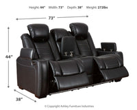Thumbnail for Party Time - Power Reclining Loveseat - Tony's Home Furnishings