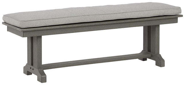 Visola - Gray - Bench With Cushion Signature Design by Ashley® Yakima WA