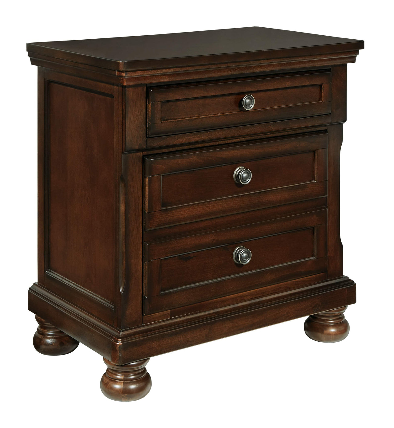 Porter - Dark Brown - Two Drawer Night Stand Tony's Home Furnishings Furniture. Beds. Dressers. Sofas.