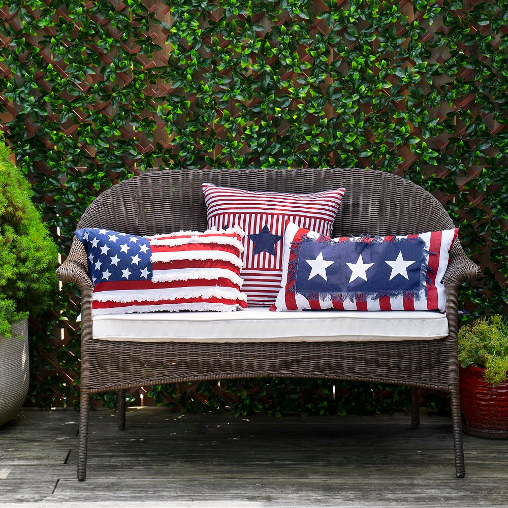 3 Stars And Stripe Decorative Pillow Tony's Home Furnishings Furniture. Beds. Dressers. Sofas.